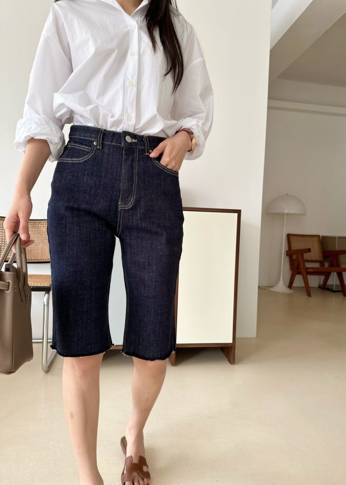 Non fade biker denim