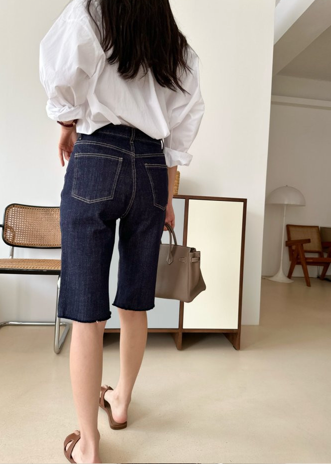 Non fade biker denim