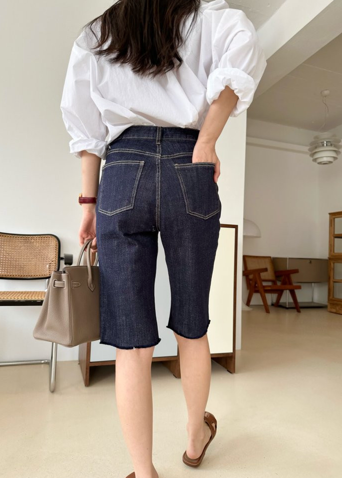 Non fade biker denim