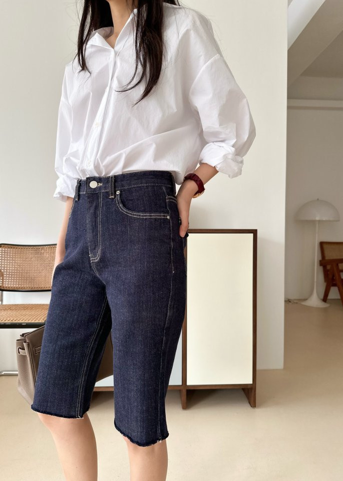 Non fade biker denim