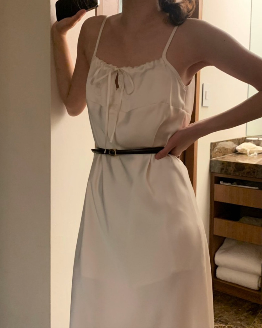 Gold ring thin belt