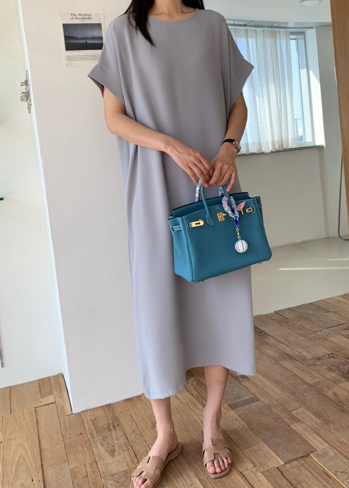 Silky daily dress