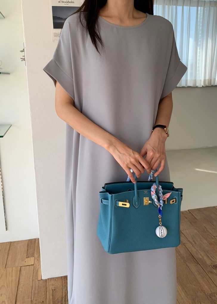 Silky daily dress