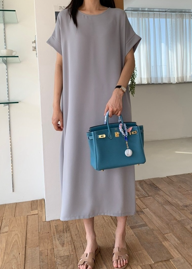 Silky daily dress