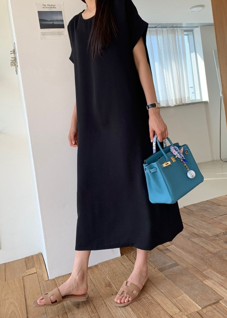 Silky daily dress