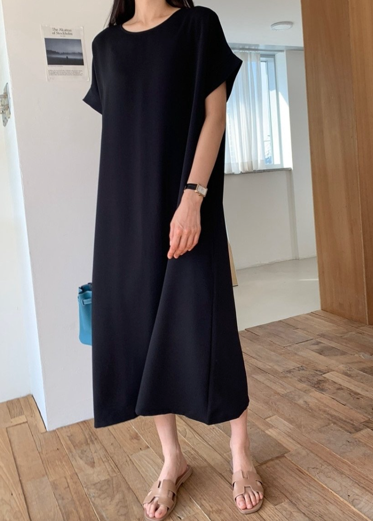 Silky daily dress