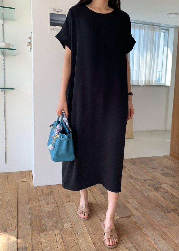 Silky daily dress