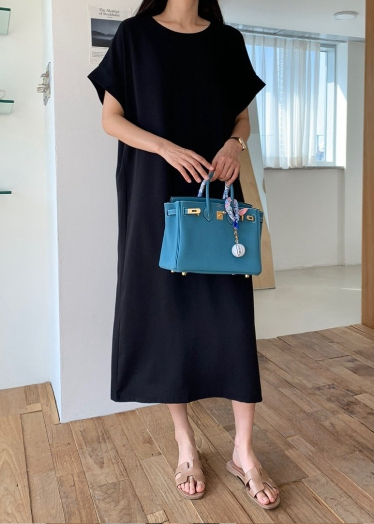 Silky daily dress