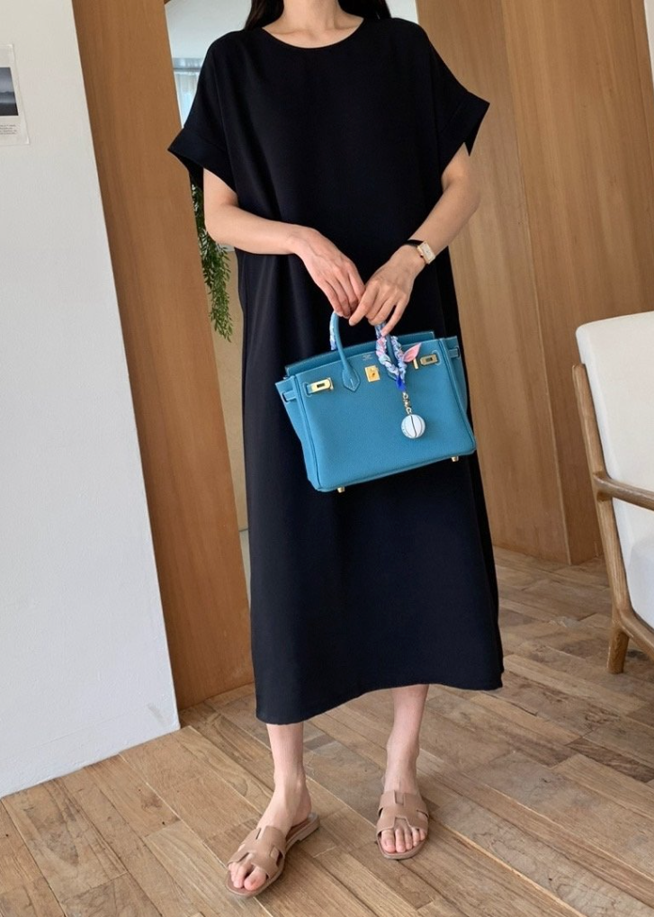 Silky daily dress