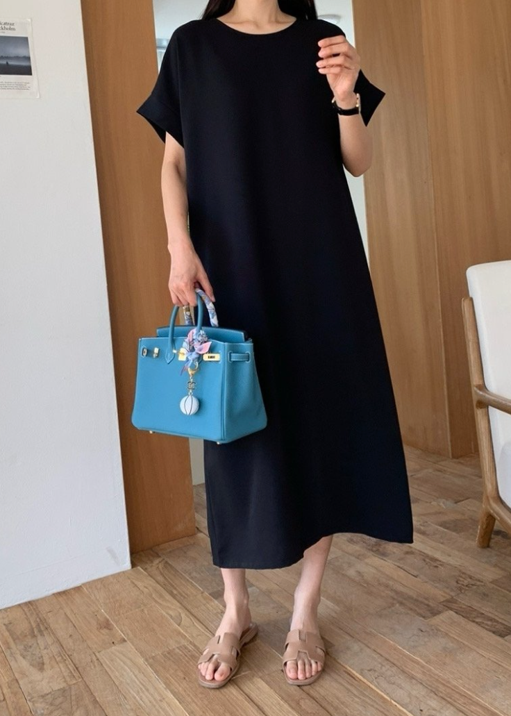 Silky daily dress