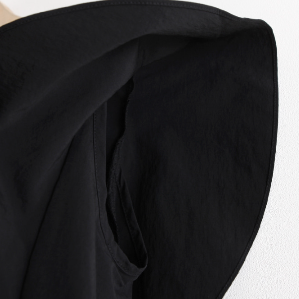 Ruffle sleeves V neck blouse