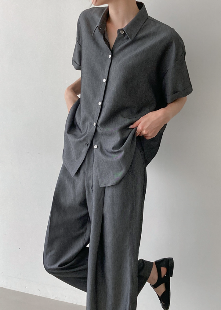 Tencel denim shirt