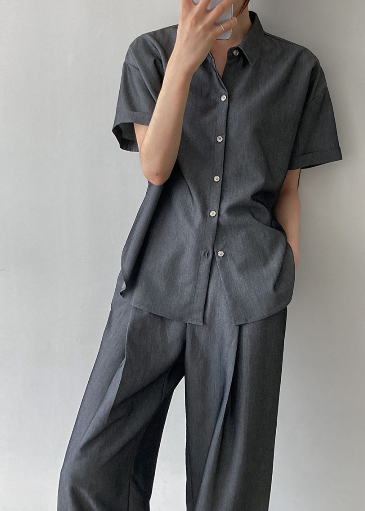 Tencel denim shirt