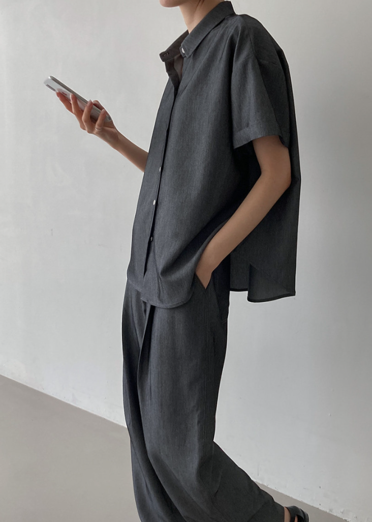 Tencel denim shirt
