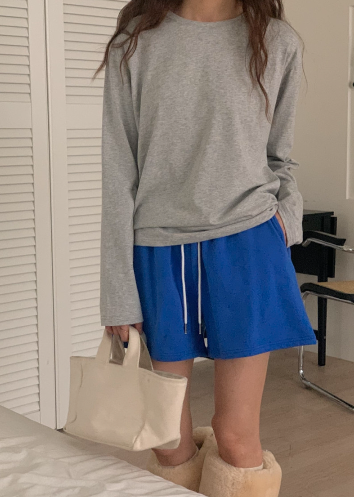 Basic modal long sleeves tee