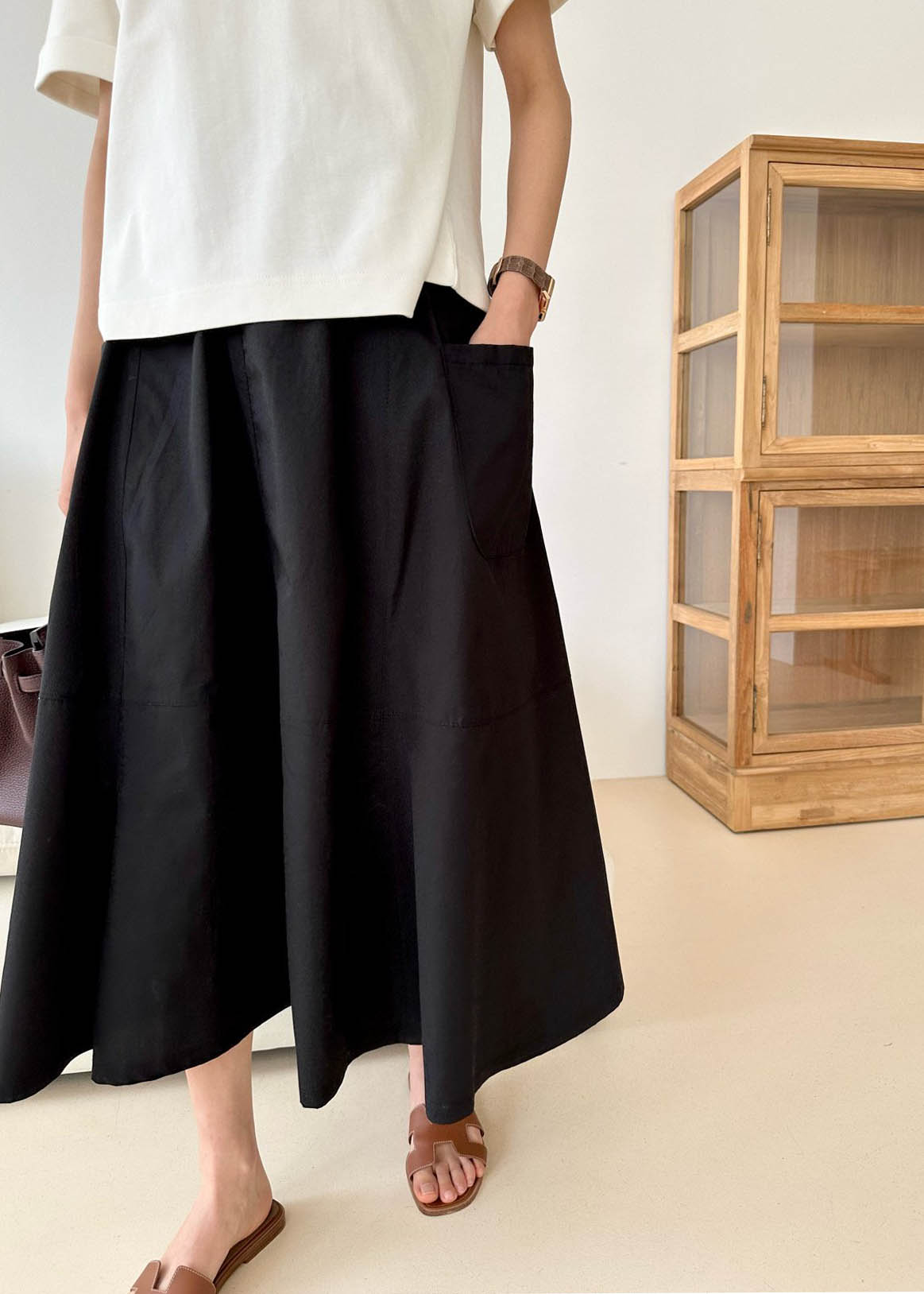 Miyu cotton full skirt