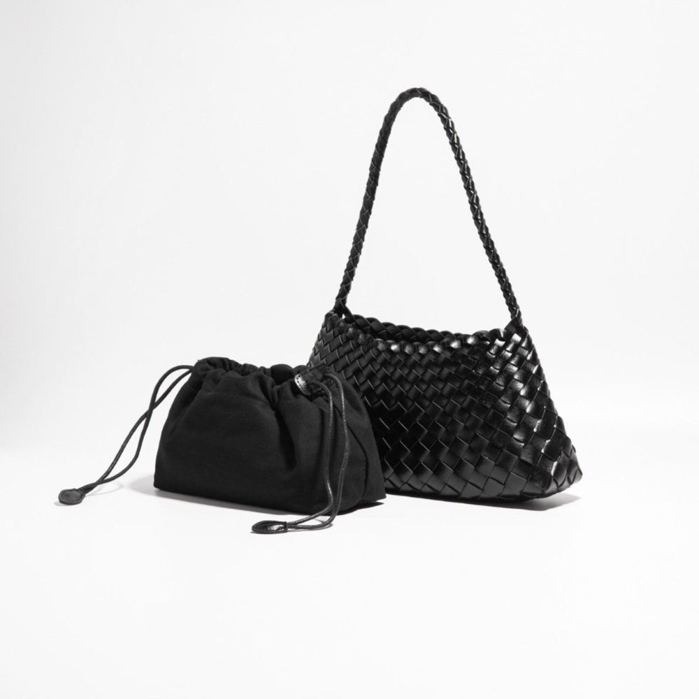 Braided shoulder bag