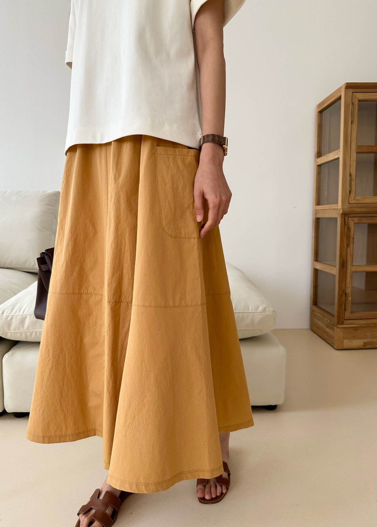 Miyu cotton full skirt
