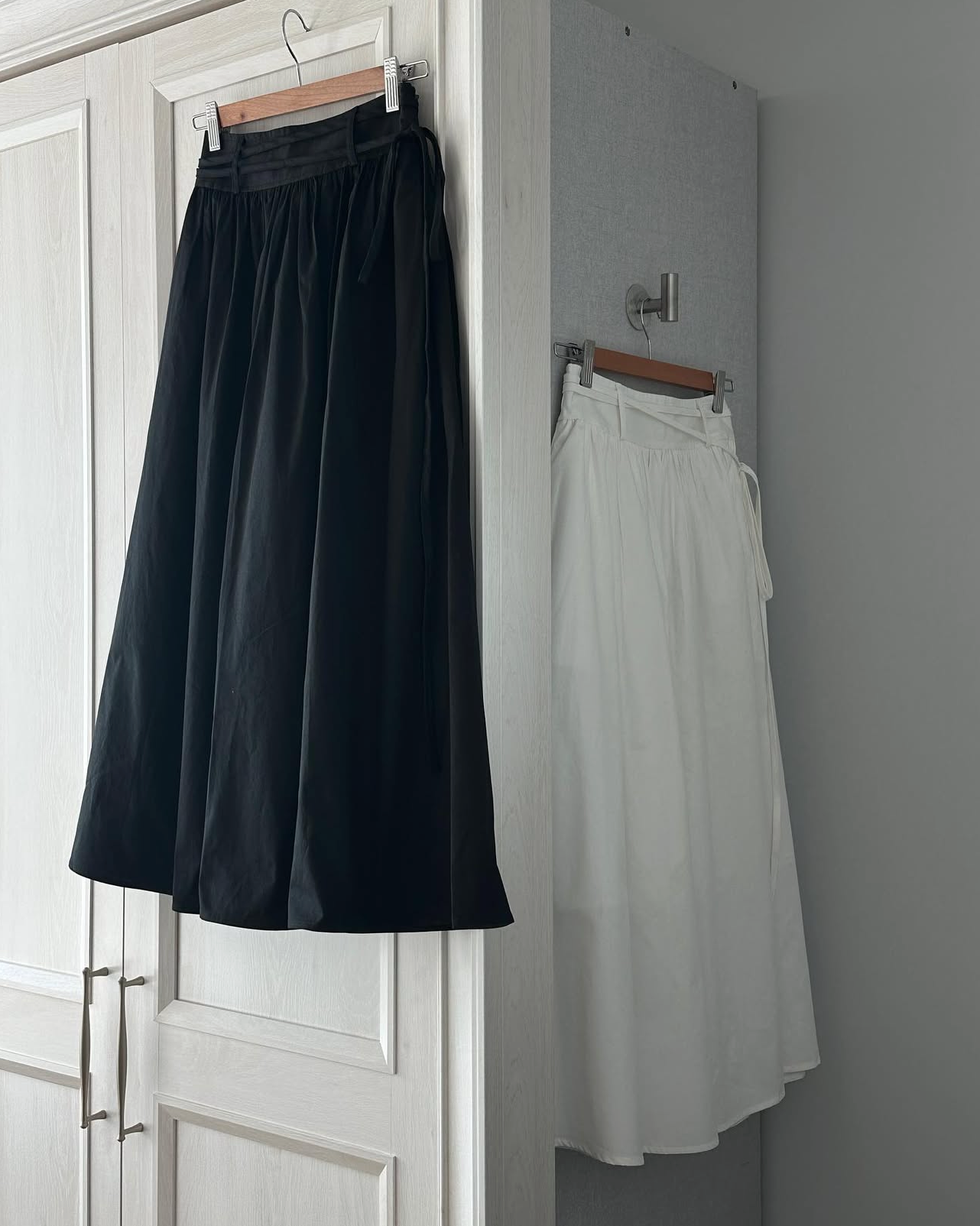 Cotton flare skirt