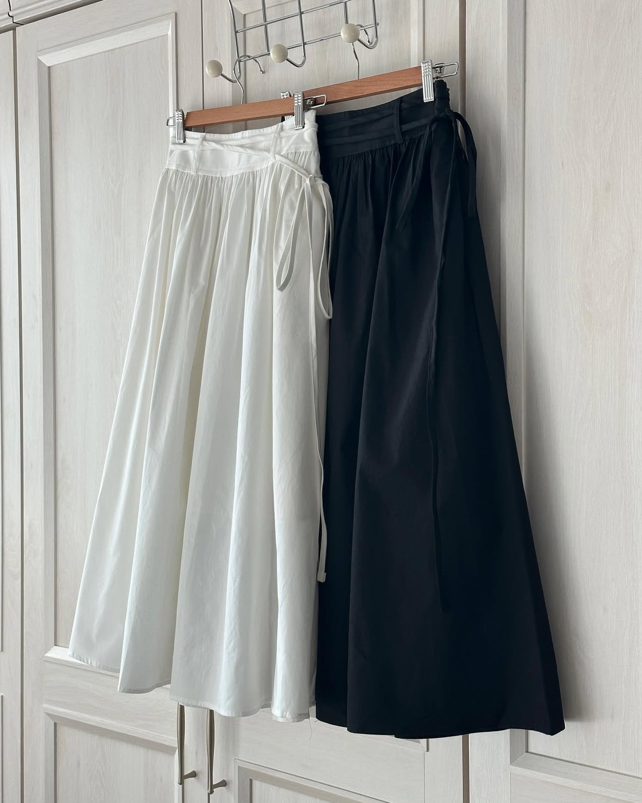 Cotton flare skirt