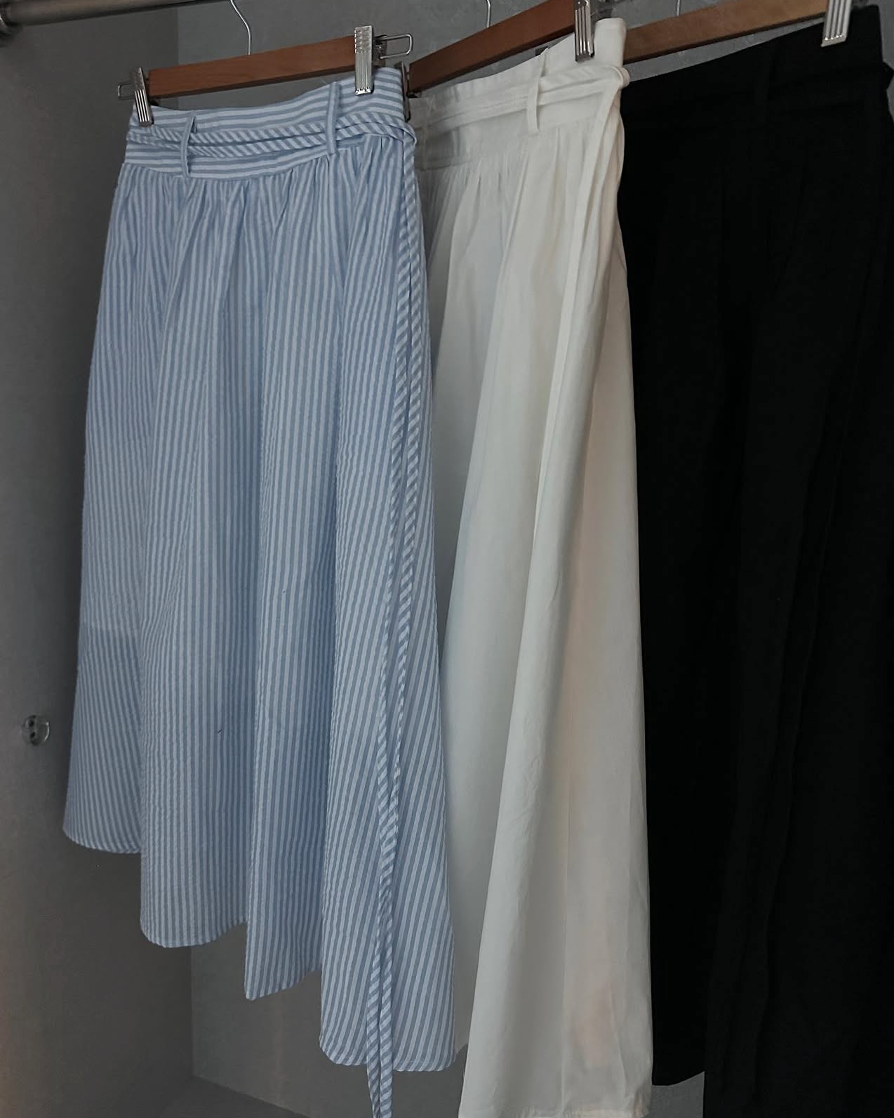 Cotton flare skirt