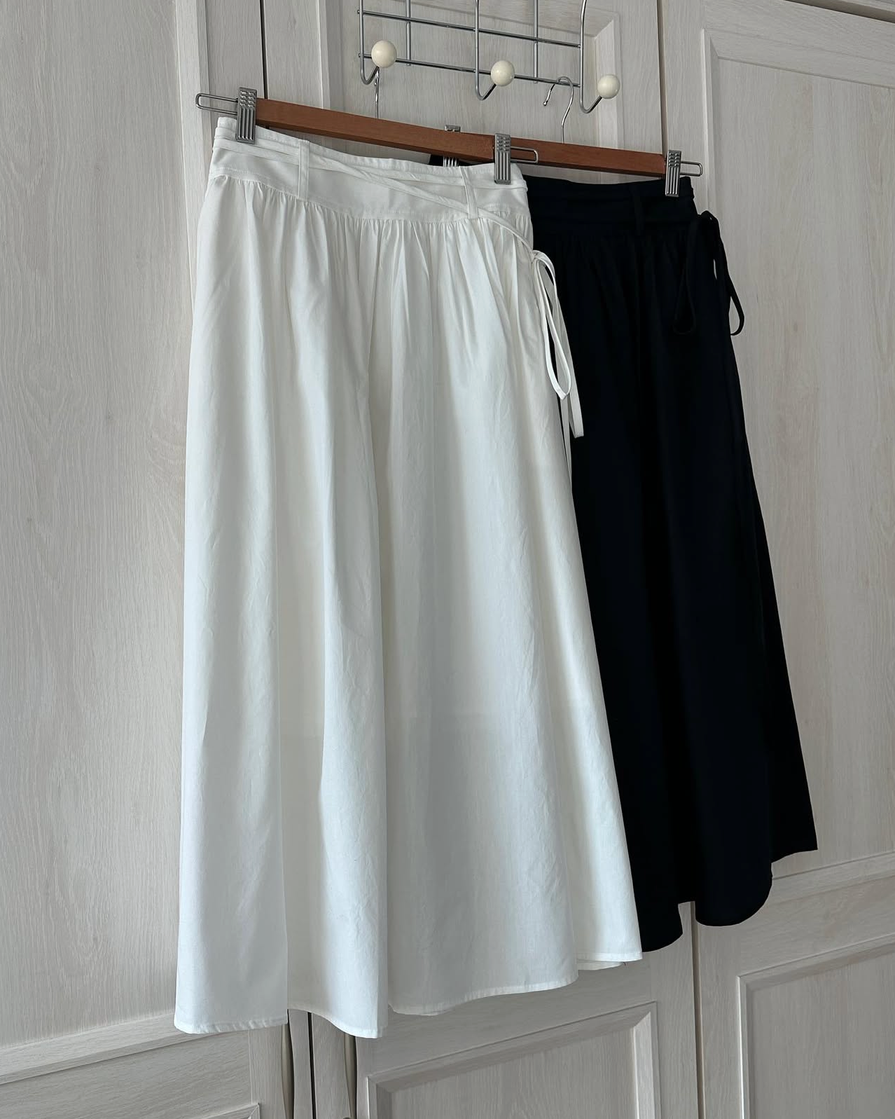 Cotton flare skirt