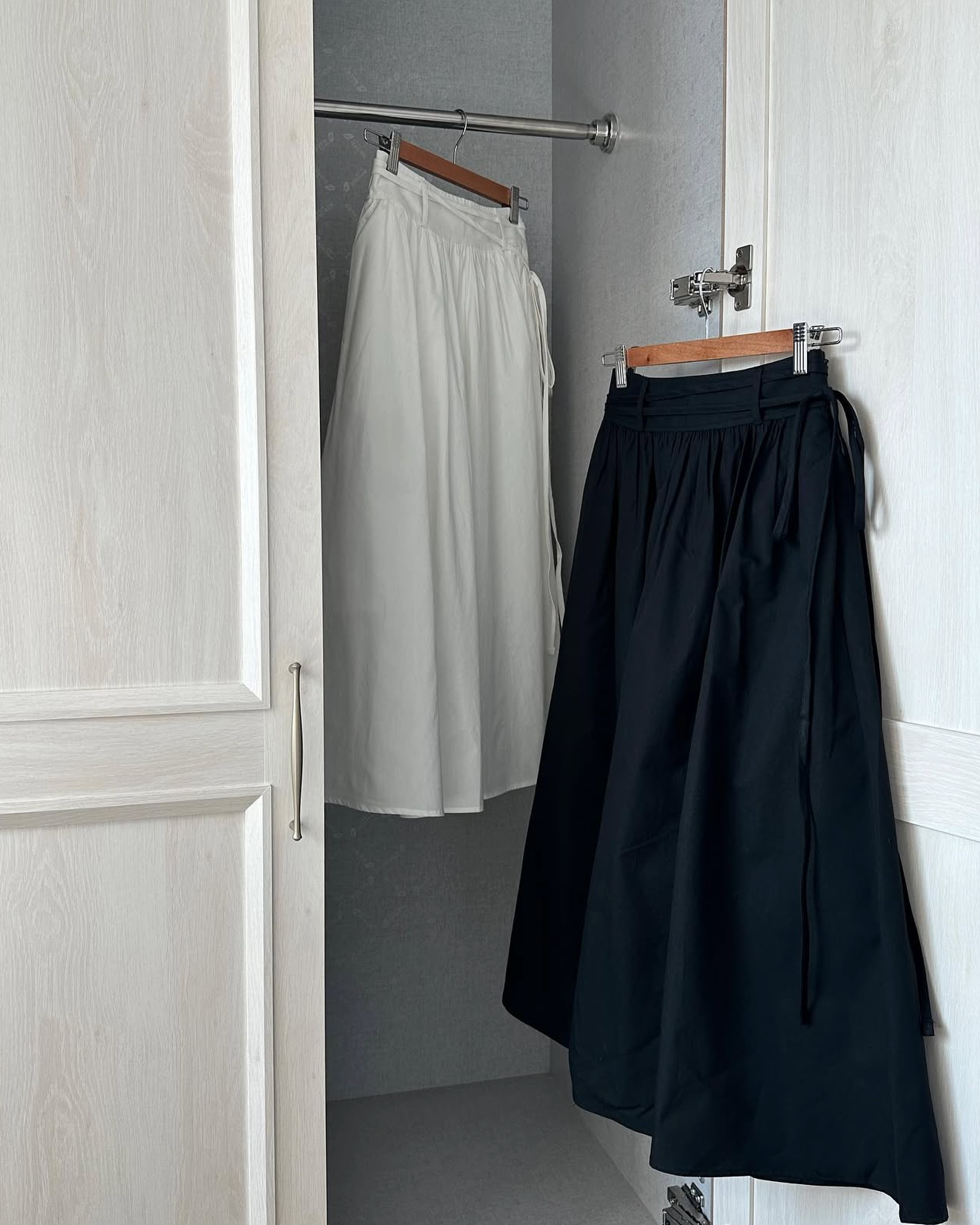 Cotton flare skirt