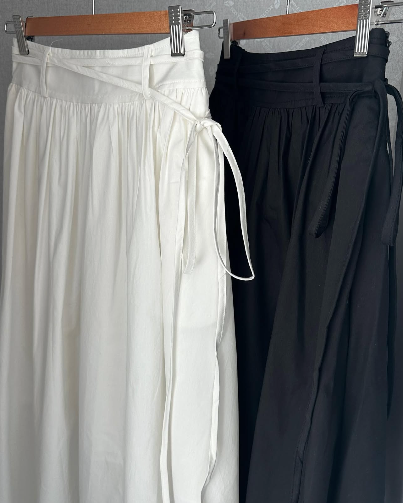 Cotton flare skirt