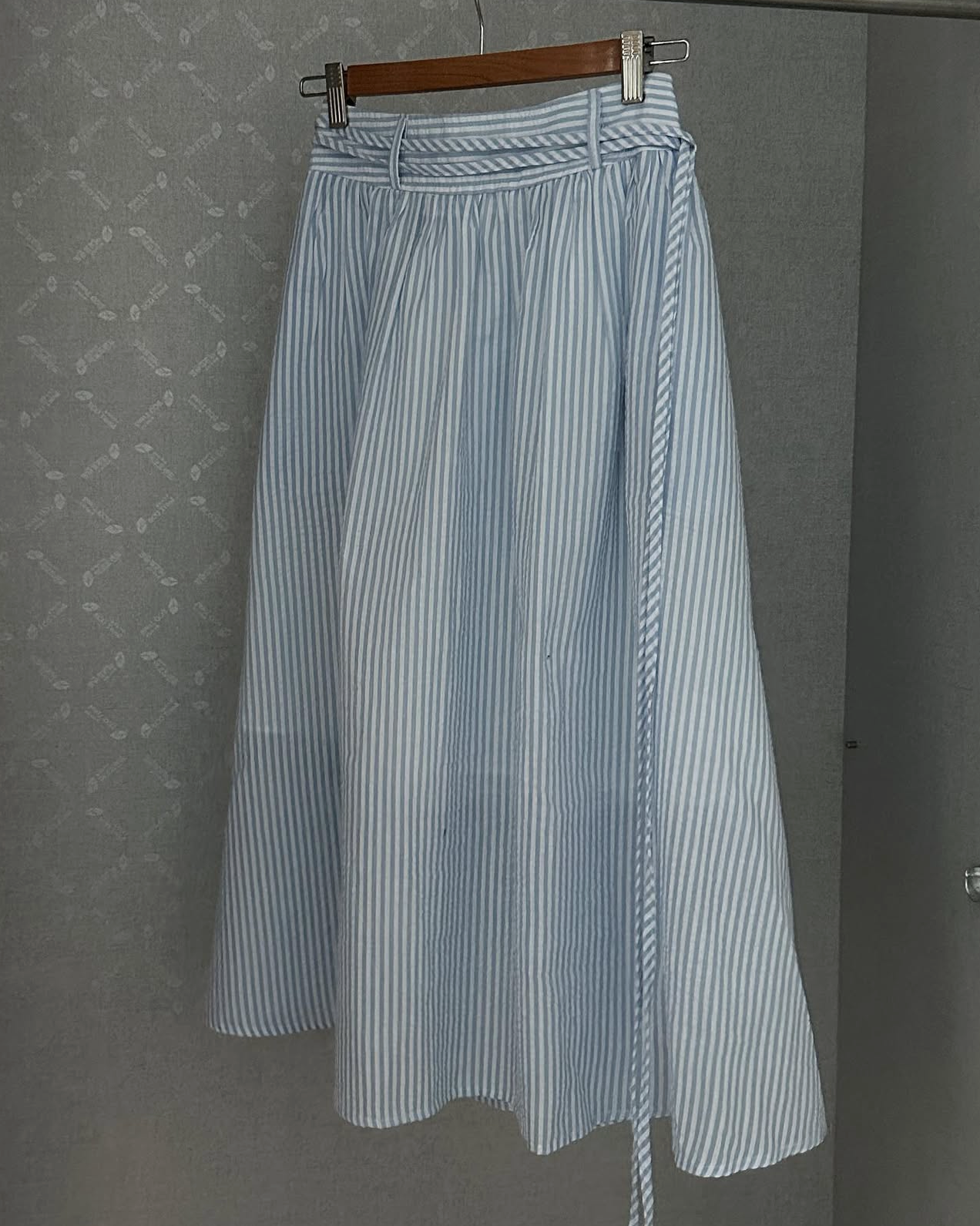Cotton flare skirt