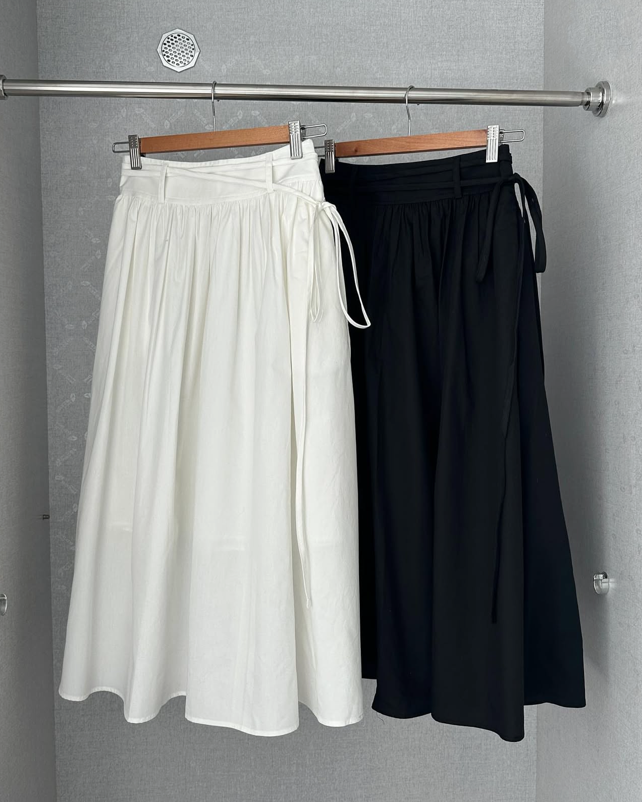 Cotton flare skirt