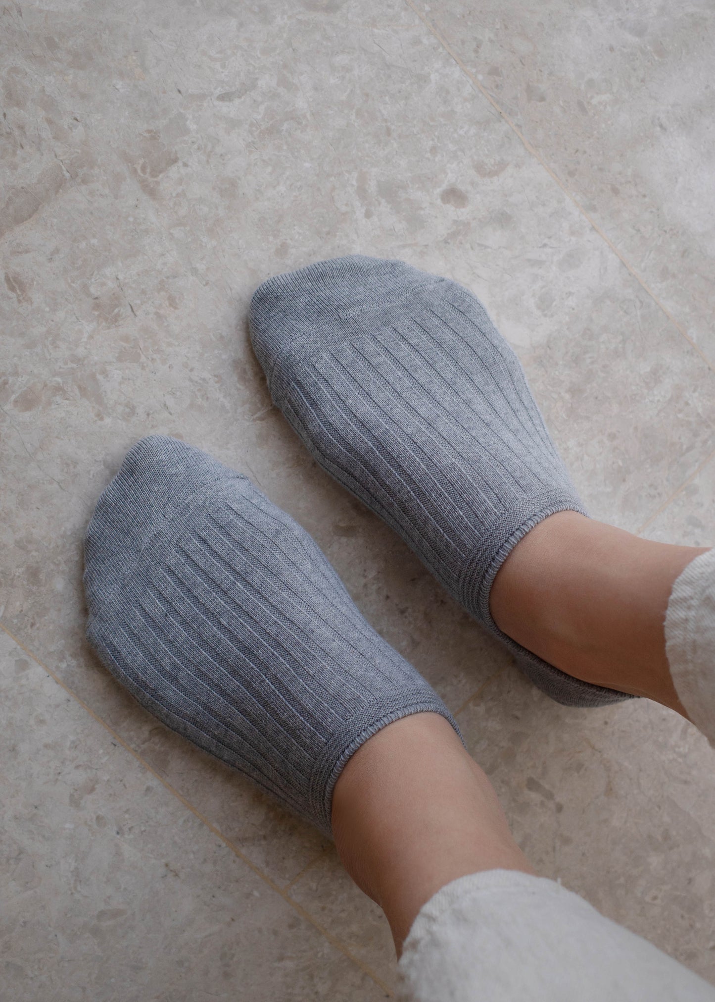 Ribbed cotton Footsies
