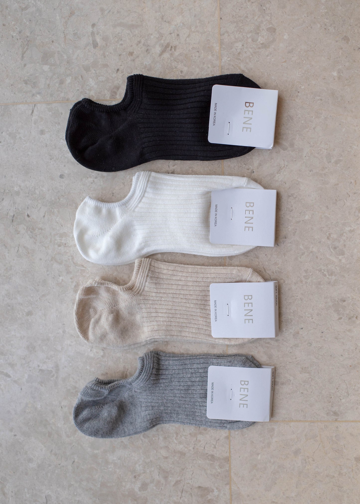 Ribbed cotton Footsies