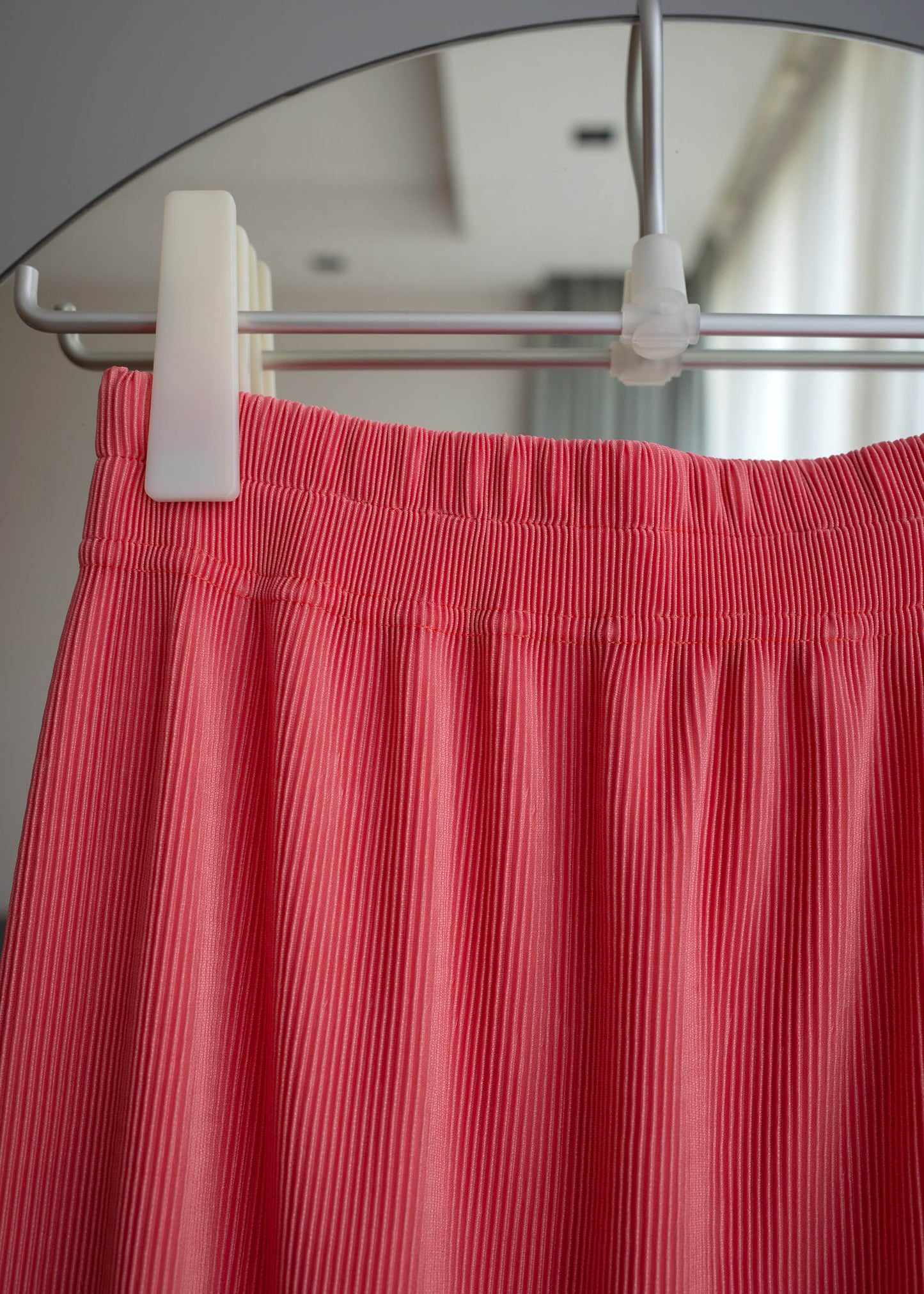 Pleats long skirt