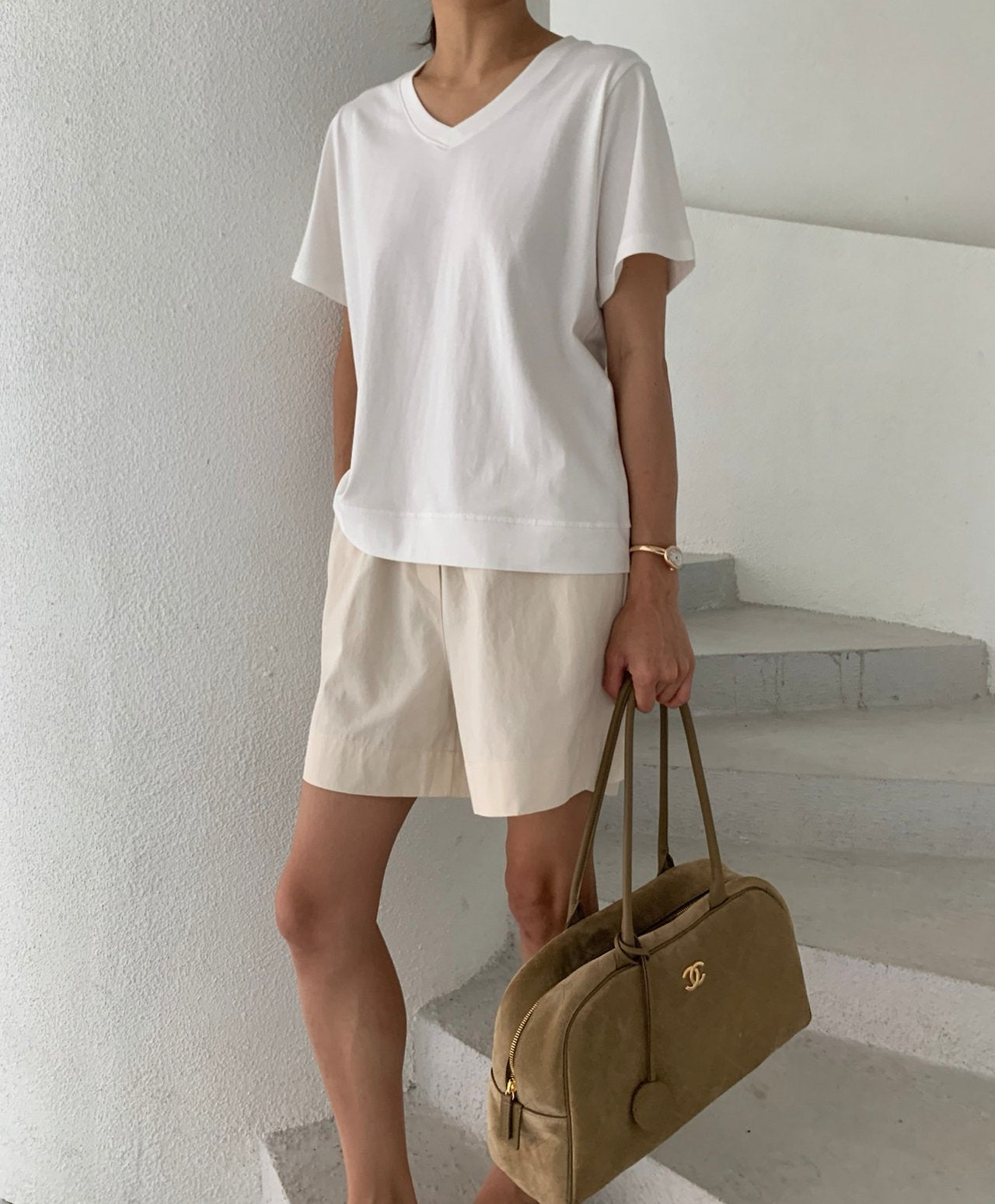 V neck T-shirt