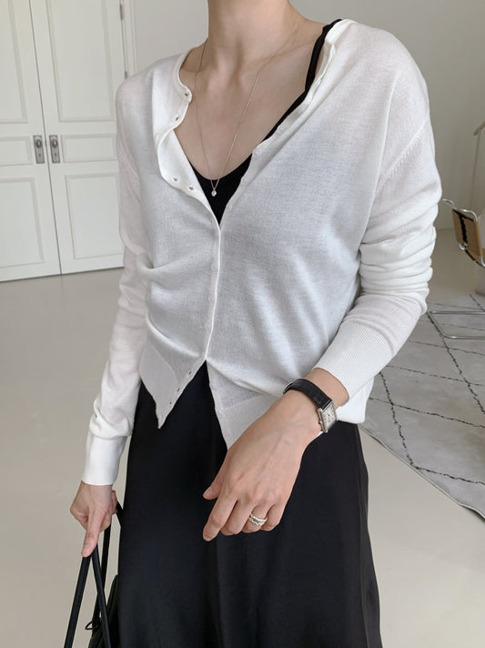 Button cardigan