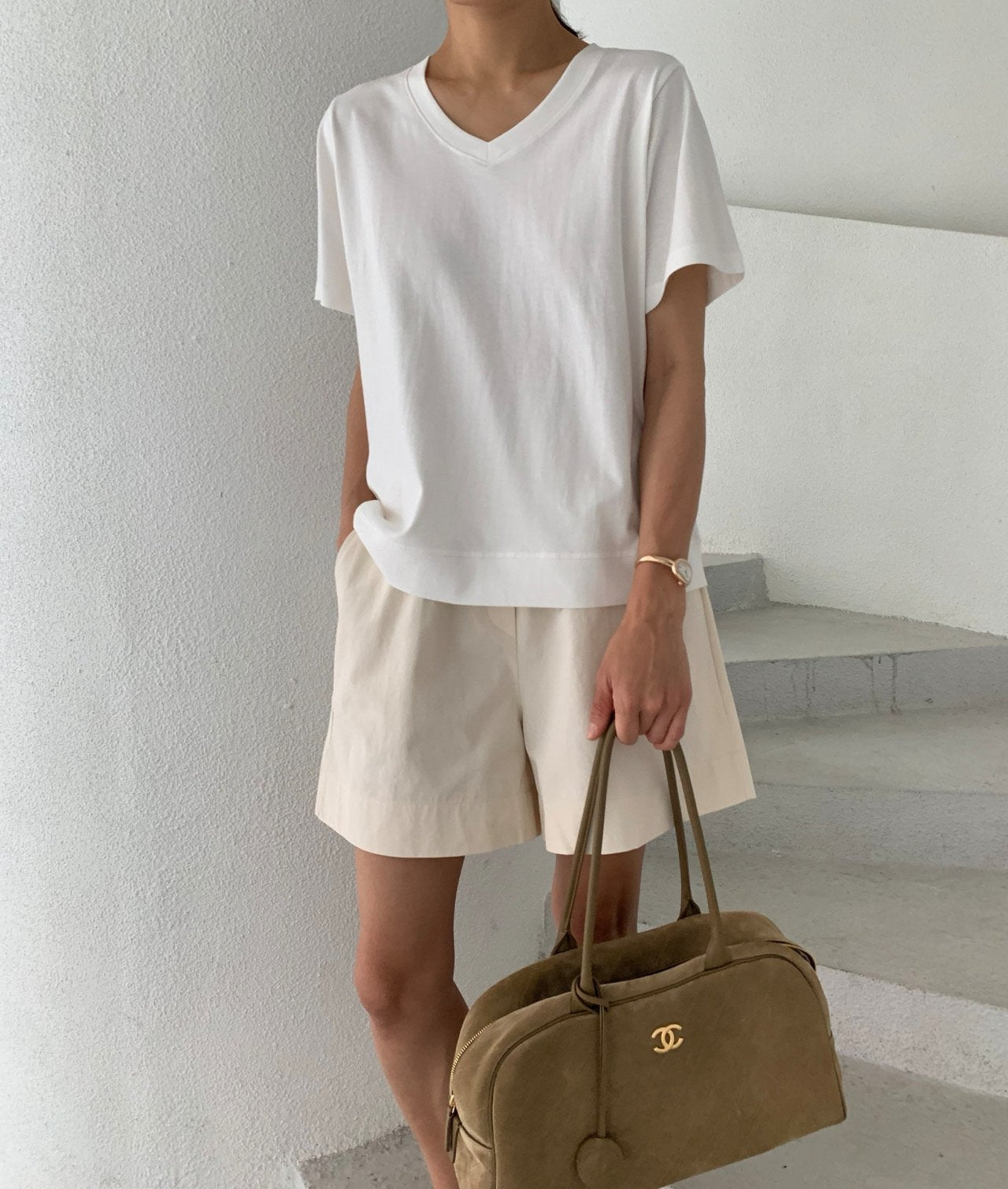 V neck T-shirt