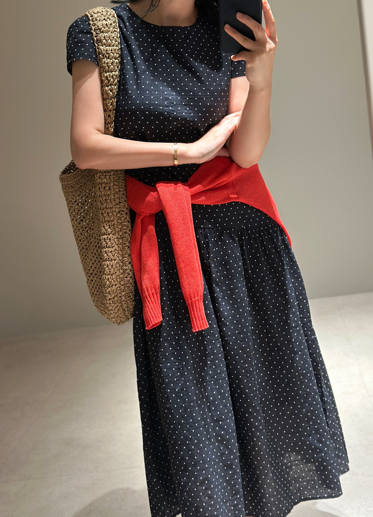 polka dot dress