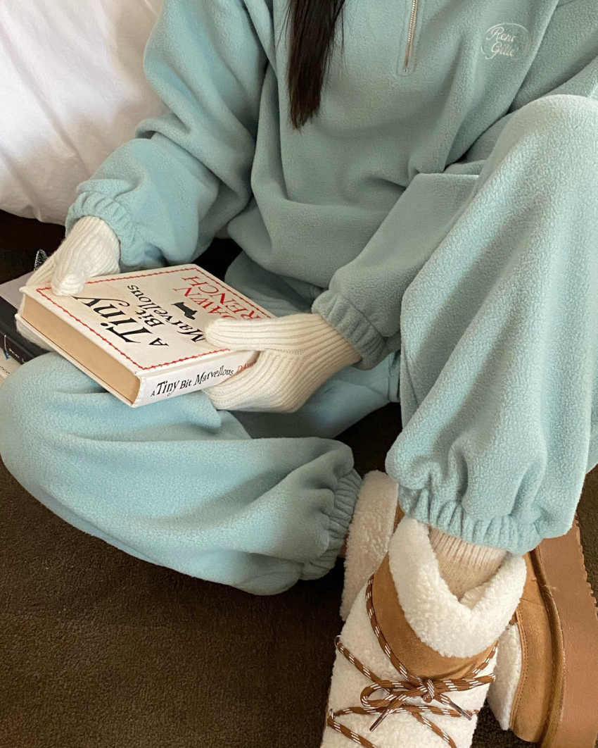 (F/W) Fleece jogger pants