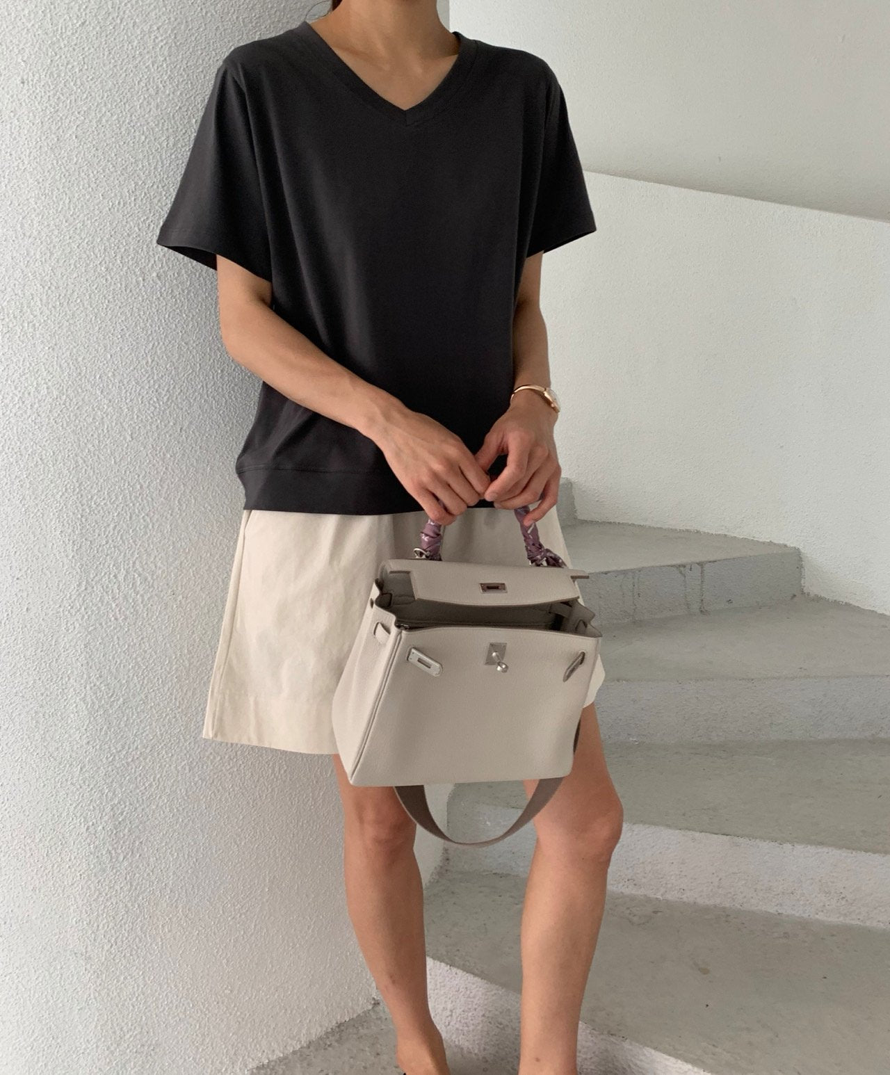 V neck T-shirt