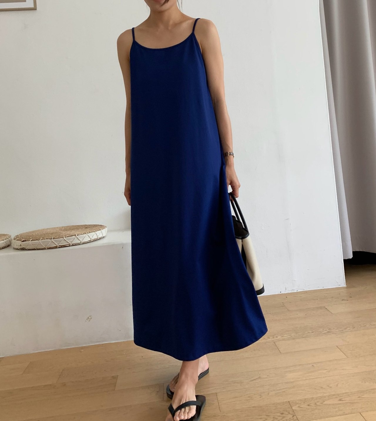 Sleeveless cotton dress