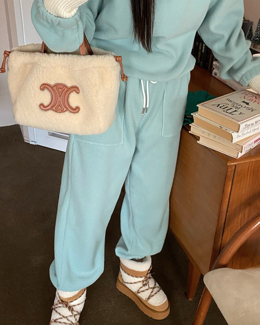 (F/W) Fleece jogger pants