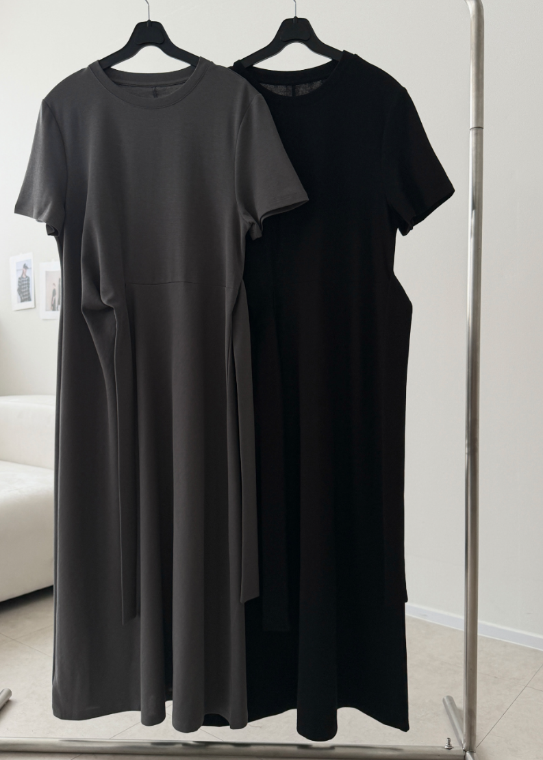 Waist sash dress