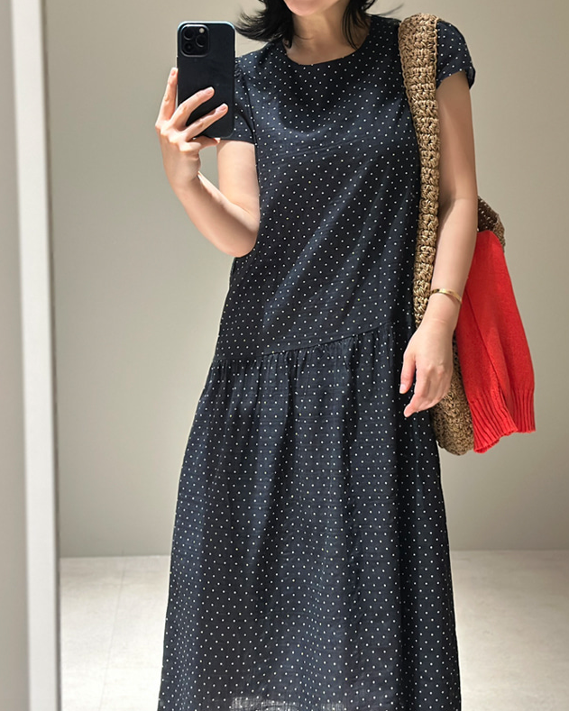 polka dot dress