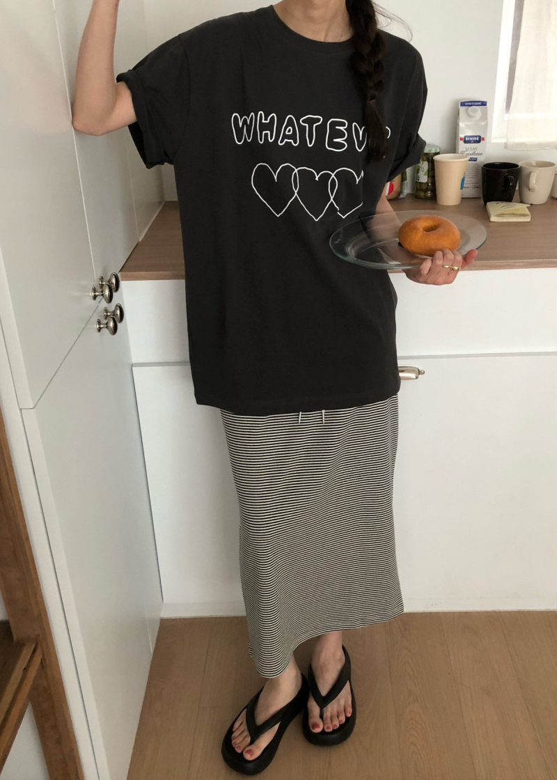 Heart boxy T-shirt