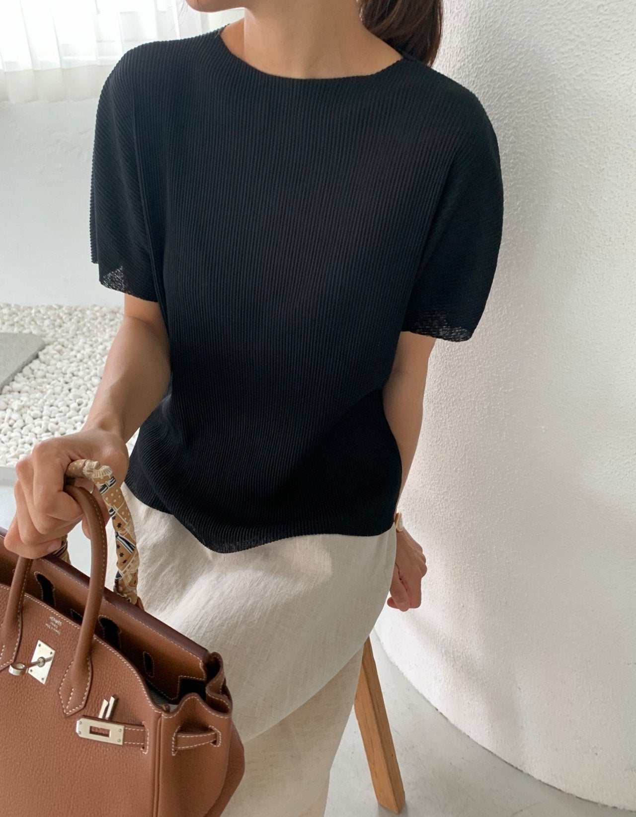 Lucky Pleats blouse