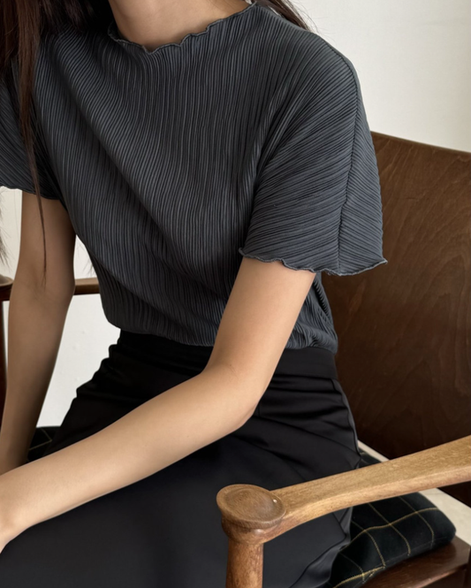 Pleated blouse
