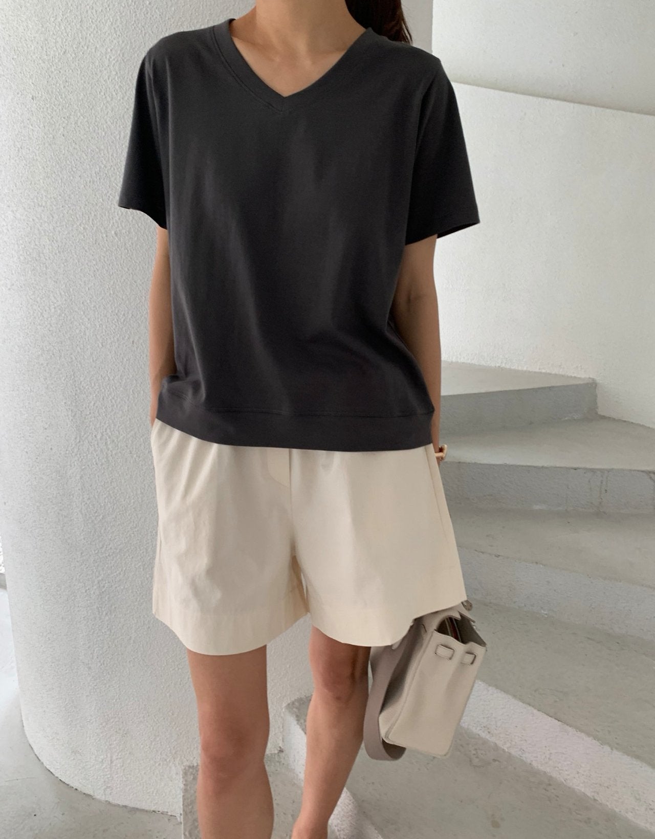 V neck T-shirt