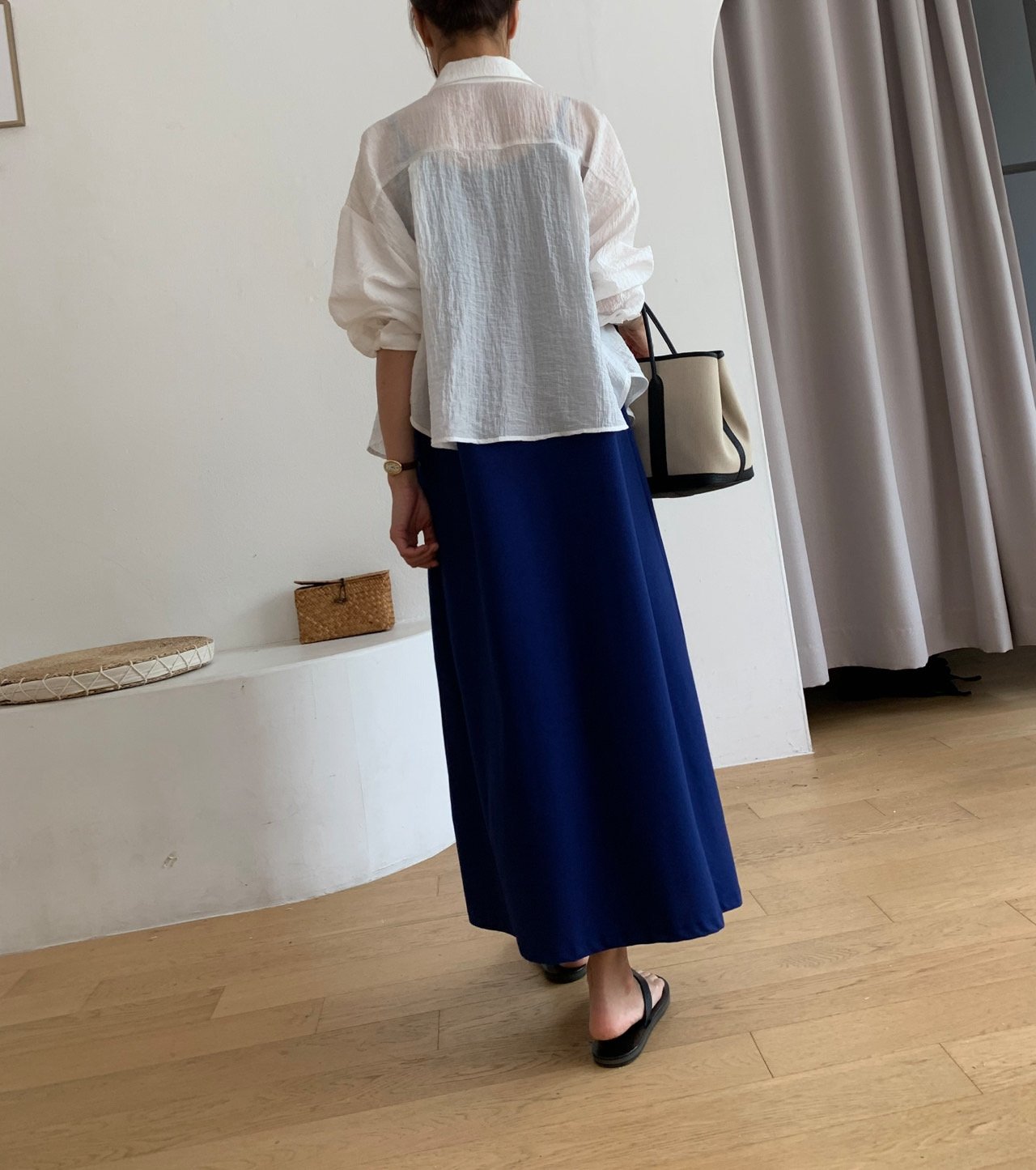 Sleeveless cotton dress