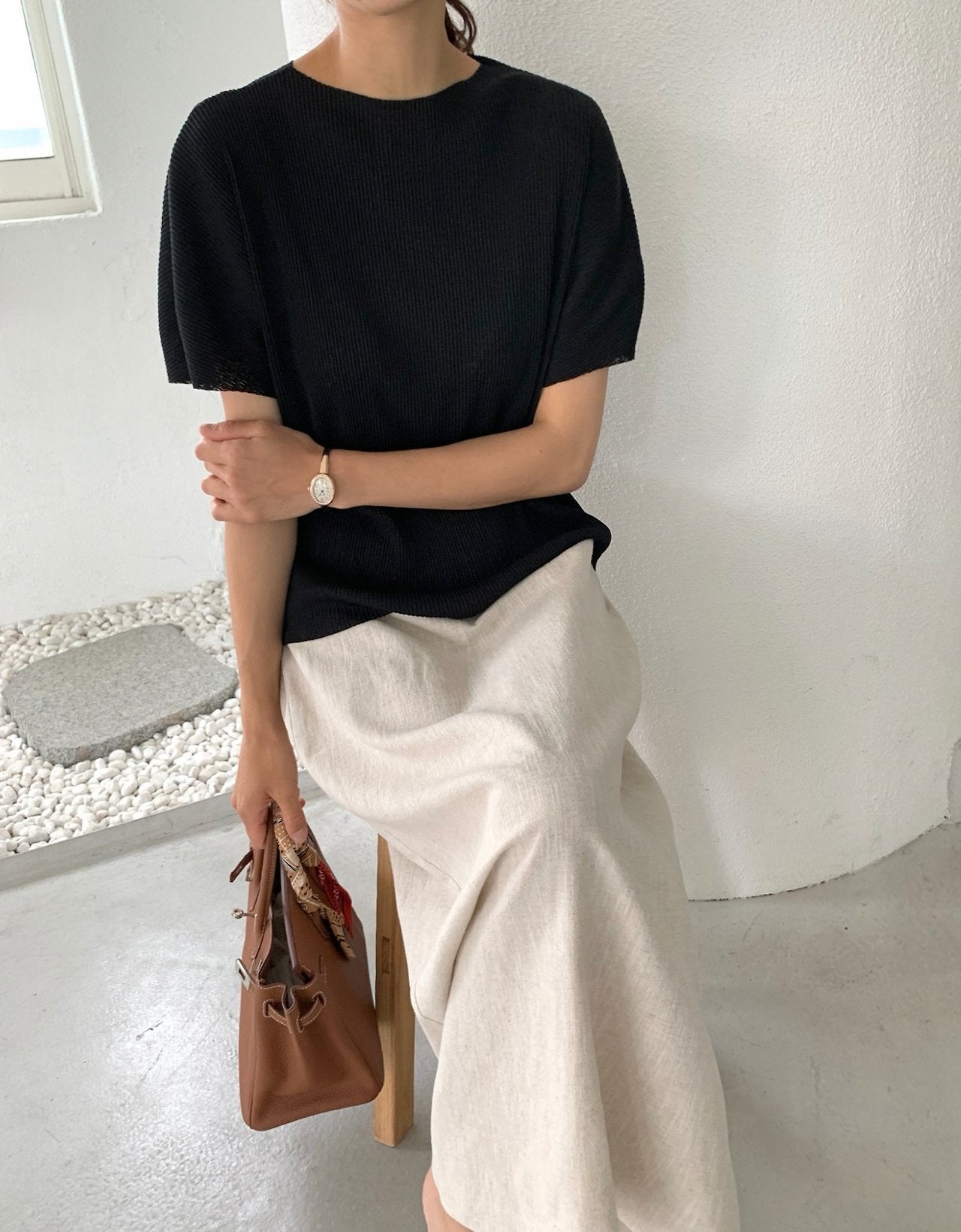 Lucky Pleats blouse
