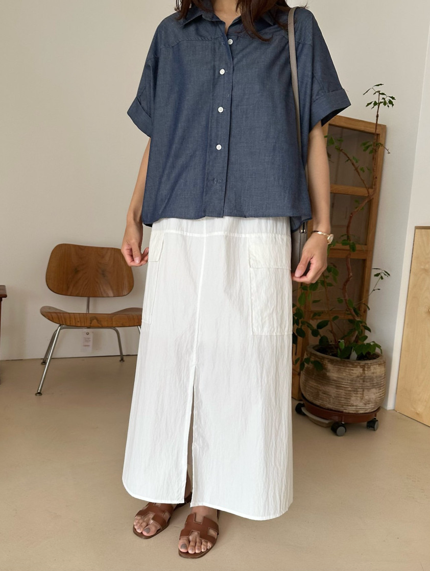 Tencel denim shirt